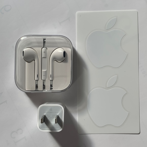 Apple Headphones New Apple Authentic Earphones Adapter Stickers Set